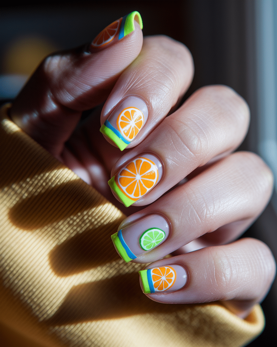 Fresh Nail Art Ideas Inspired by Summer Fruits