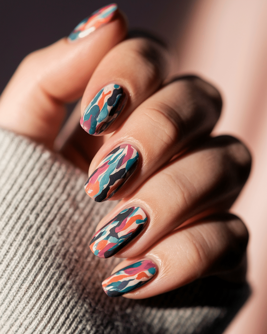 Creative Nail Design Ideas You Can Try with Any Multi-Color Polish Set