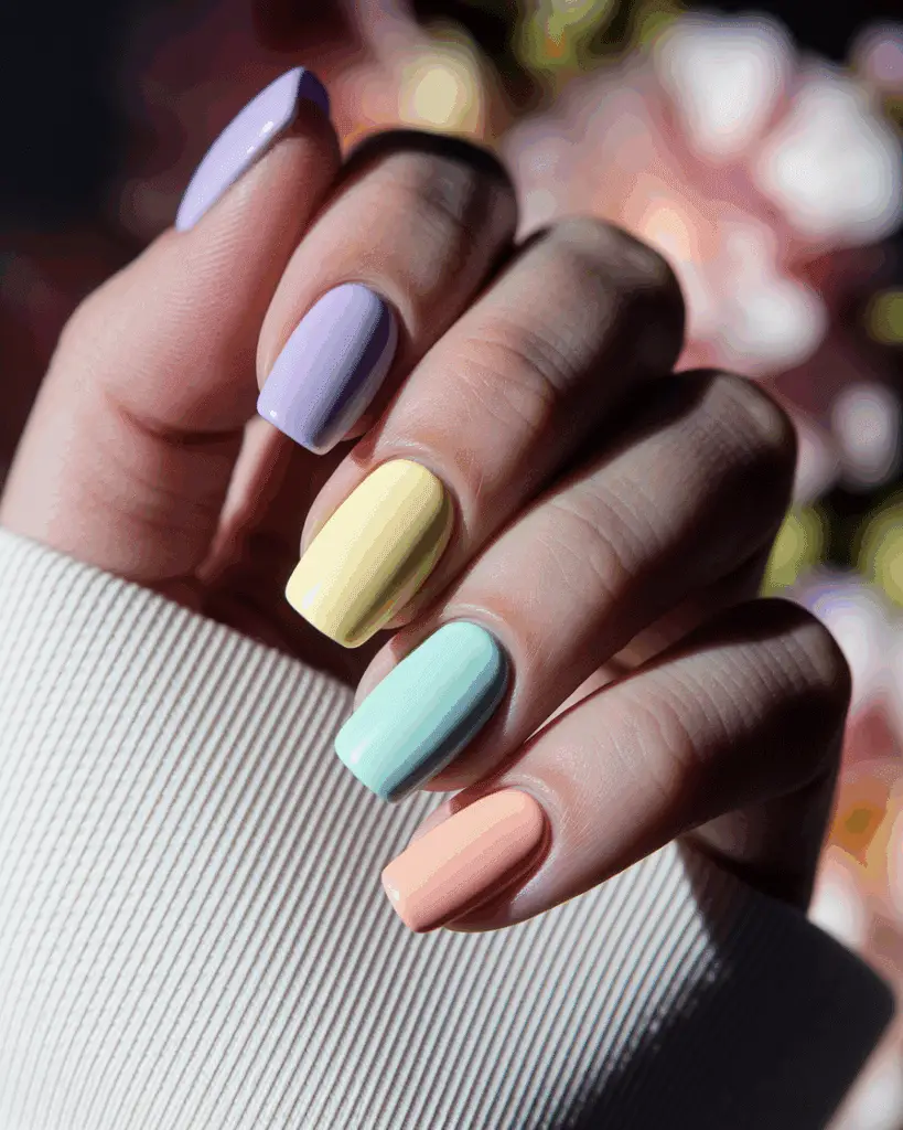 Soft Pastel Nail Designs for a Feminine and Dreamy Look 6 Soft Pastel Nail Designs for a Feminine and Dreamy Look