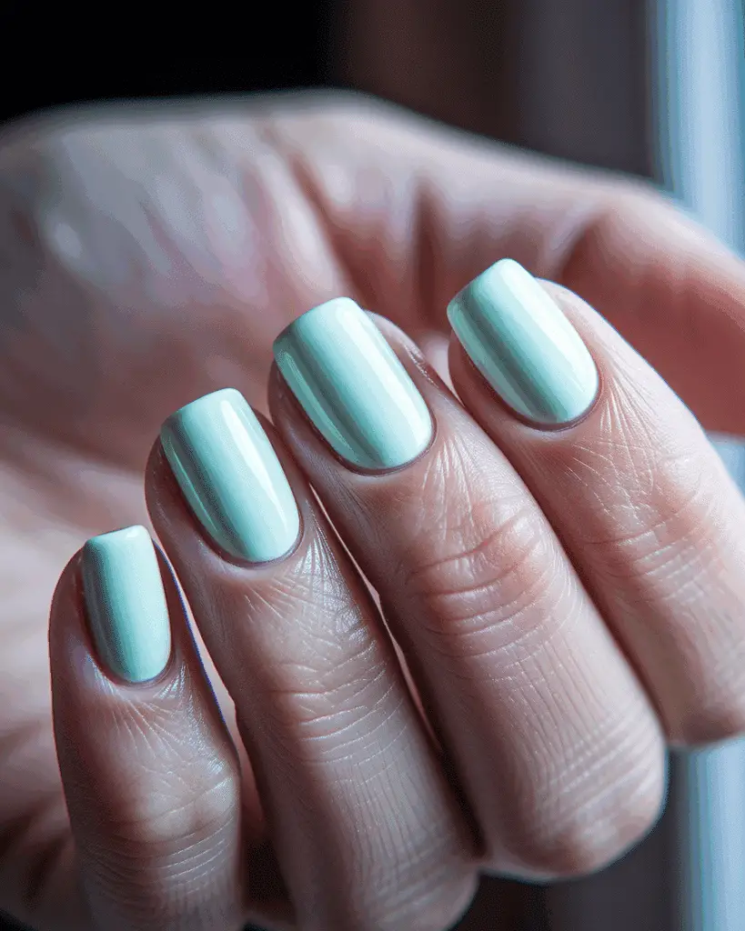 Milky Mint Nails: The Fresh Minimalist Manicure Taking Over 2025 5 Milky Mint Nails: The Fresh Minimalist Manicure Taking Over 2025