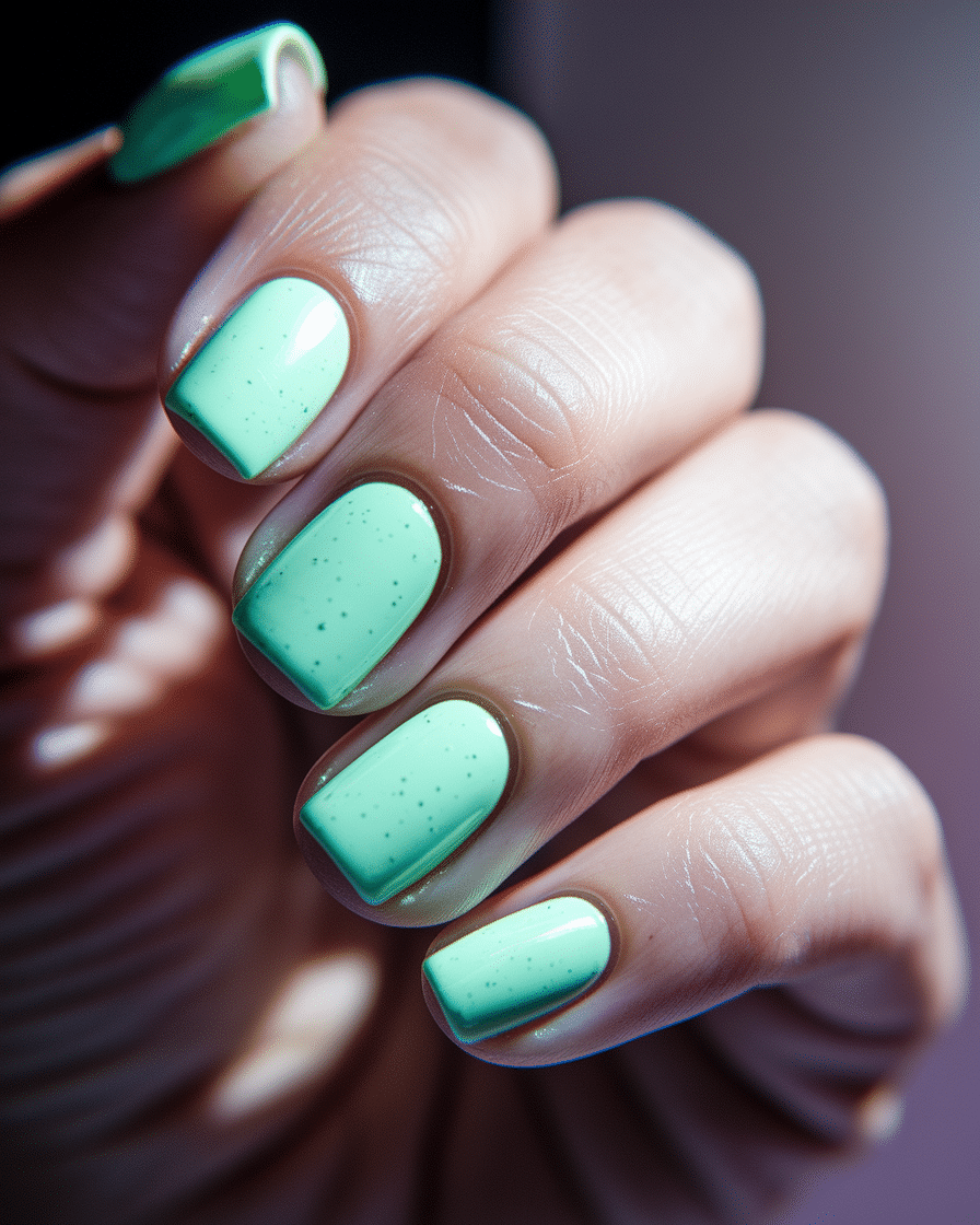 Milky Mint Nails: The Fresh Minimalist Manicure Taking Over 2025