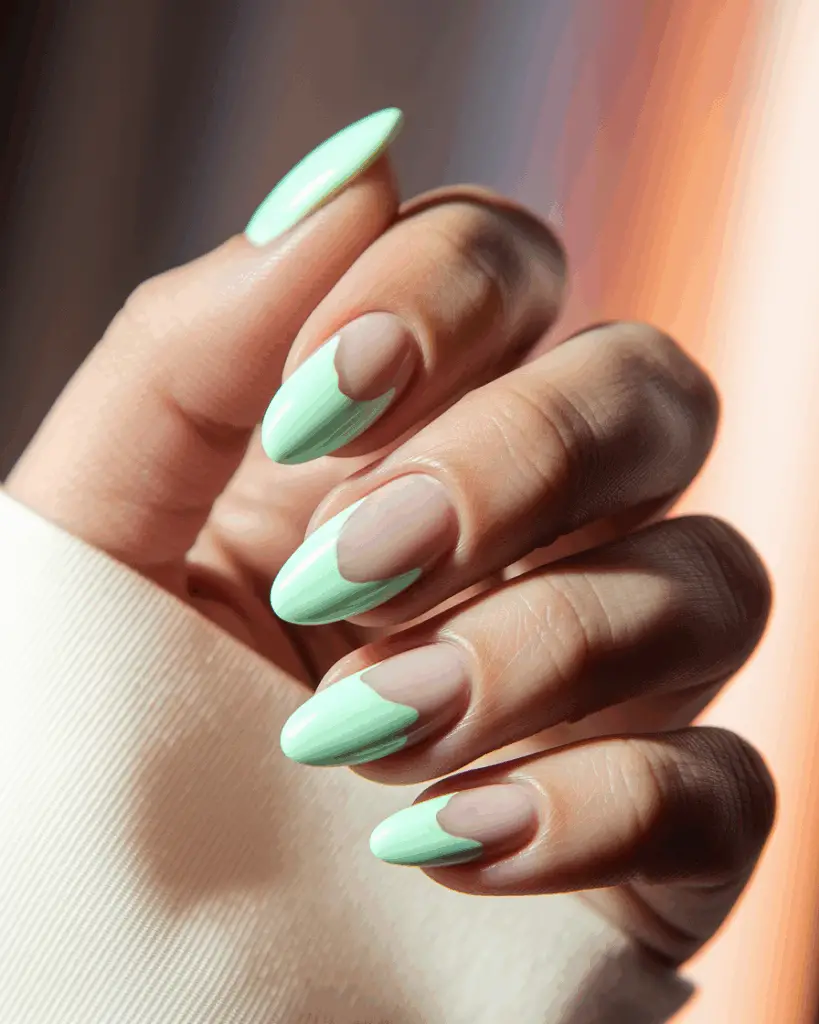 Milky Mint Nails: The Fresh Minimalist Manicure Taking Over 2025 2 Milky Mint Nails: The Fresh Minimalist Manicure Taking Over 2025